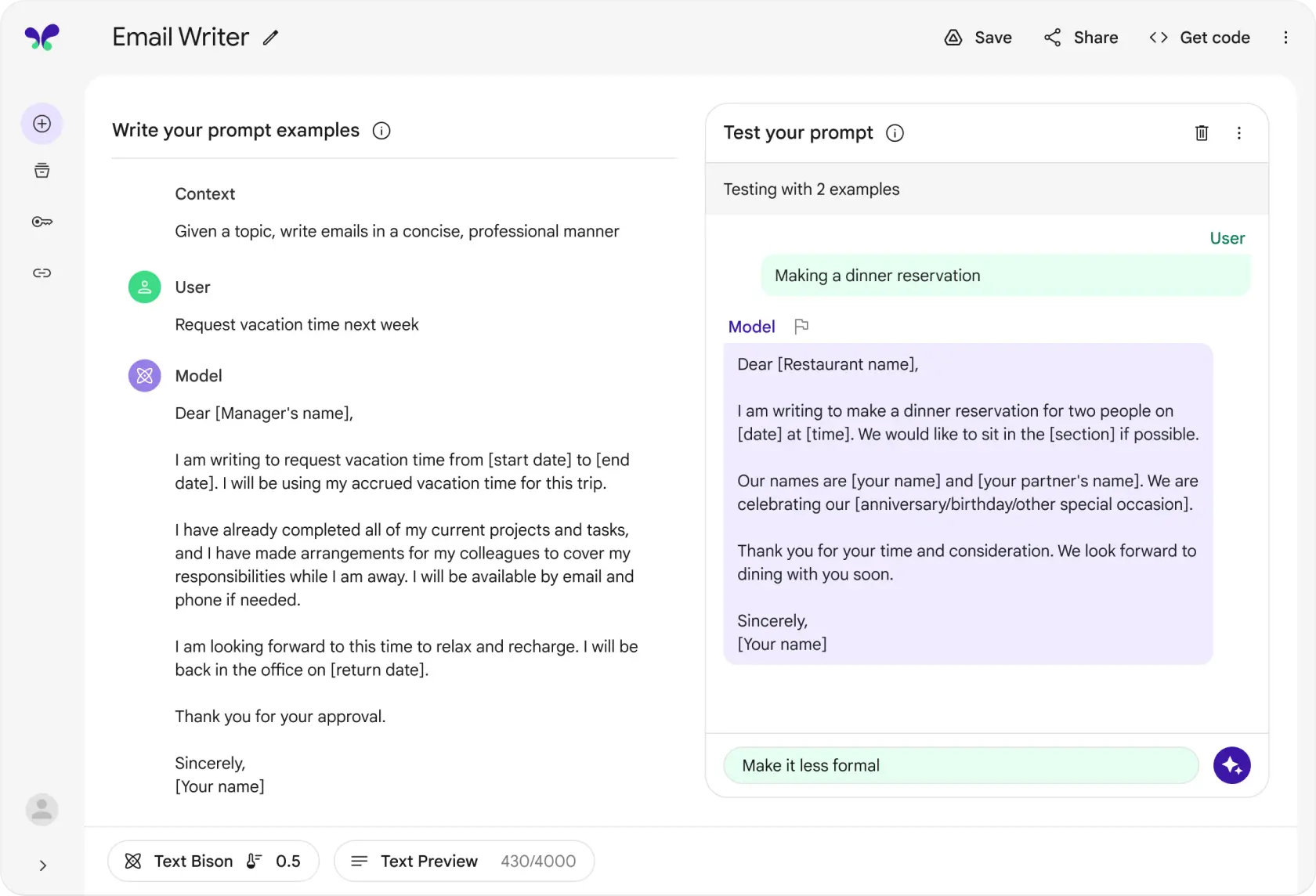Klu Google Chat Studio