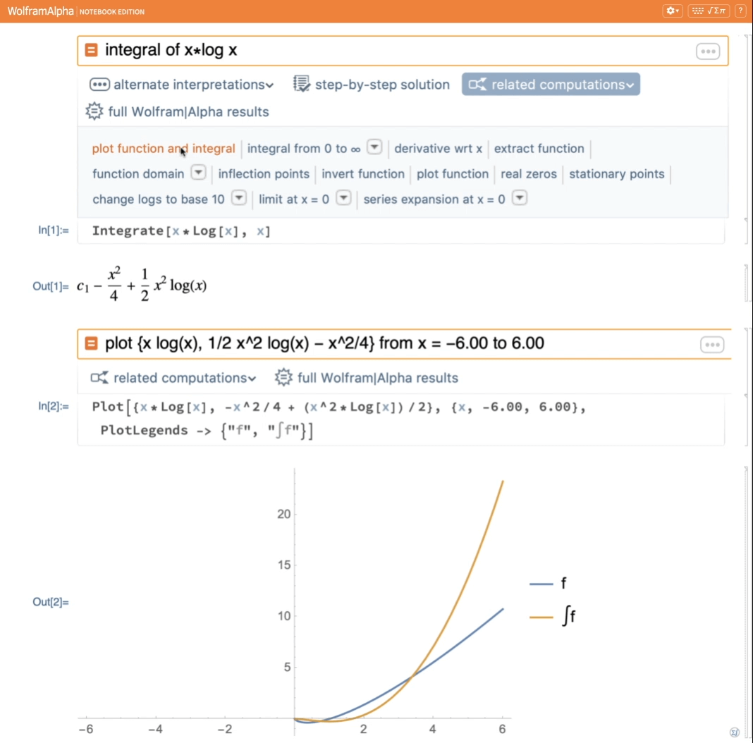 Klu Wolfram Alpha